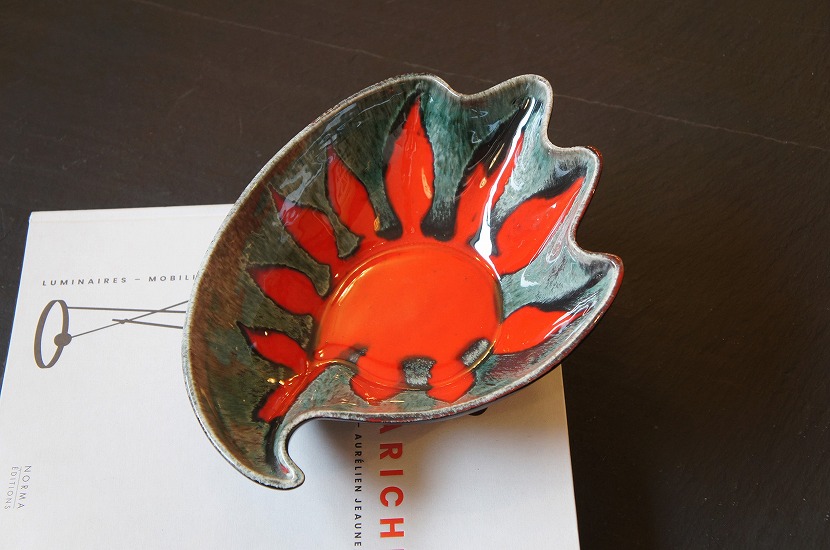 フランス ヴィンテージ モダンセラミック トレイ