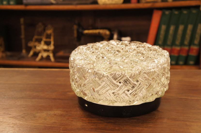 フランス ヴィンテージガラス ブラケットランプ