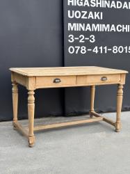 フランスアンティーク　オールドパインテーブル/作業台