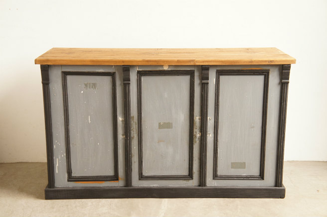 フランスアンティーク 木製カウンター