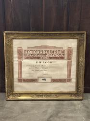 フランスアンティーク　1959s CONCOURS LÉPINE賞状