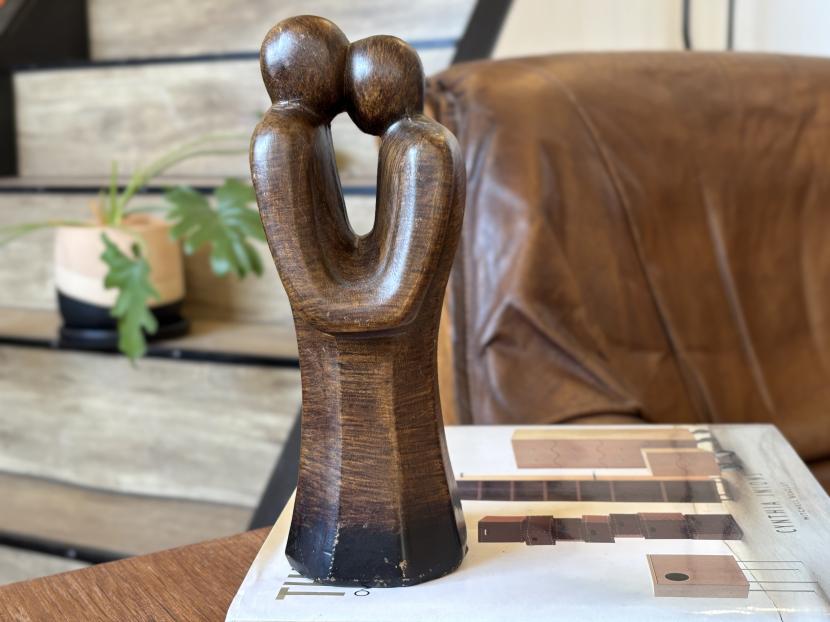 ヴィンテージ 陶器製 モダン抽象オブジェ/カップル