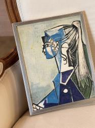 ヴィンテージ パブロピカソPablo Picasso/油絵複製画