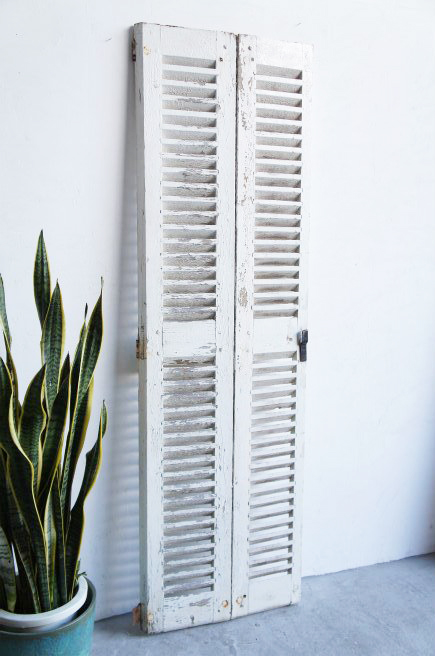 フランス アンティーク 木製シャッター(パーテーション)⑤