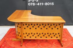 ヴィンテージ ミッドセンチュリーL字型コーナーカウンター