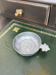 フランスアンティーク　ピューター製　ワインテイスティングカップ