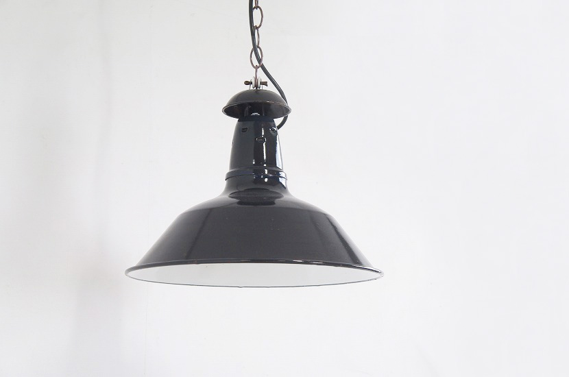  フランスヴィンテージ　ホーローランプ B